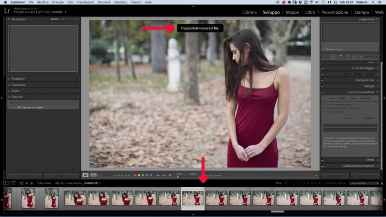 Come recuperare foto cancellate con Lightroom